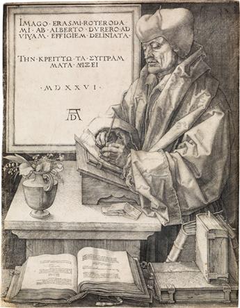 ALBRECHT DÜRER Erasmus of Rotterdam.